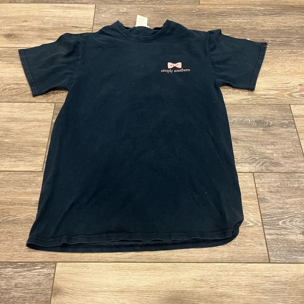 Navy simply southern top